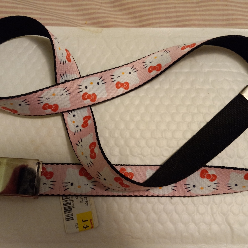 Pink new with tags Hello Kitty adjustable belt